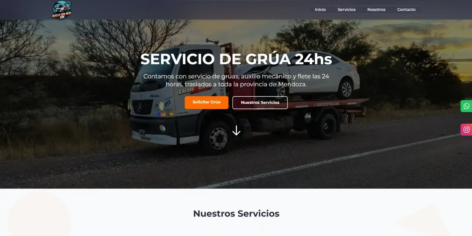 Auxilio Don Neri - Servicio de Grúa
